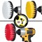 Drill Brush Power Scrubber By Useful Products 7 in W 5 in L Brush, Variety 5in-S-RWY-QC-DB - alternate 5